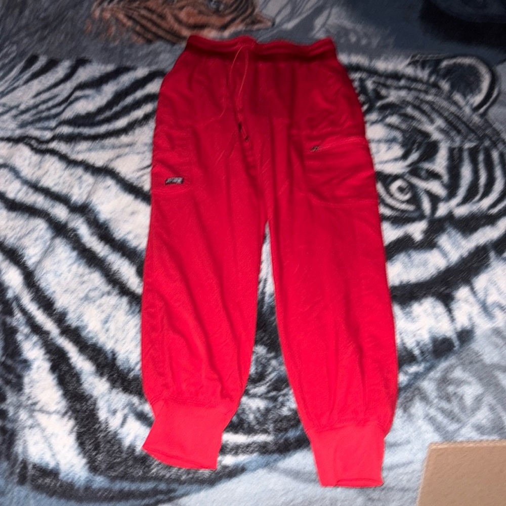 Red greys anatomy joggers